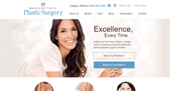Desktop Screenshot of macleodtrailplasticsurgery.ca